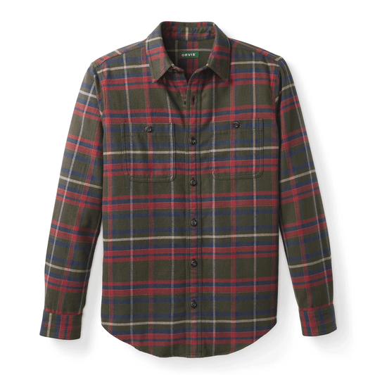 Orvis Men's Perfect Flannel Shirt Orvis Men's Long Sleeve Button Down Shirts Rivers and Glen Trading Co