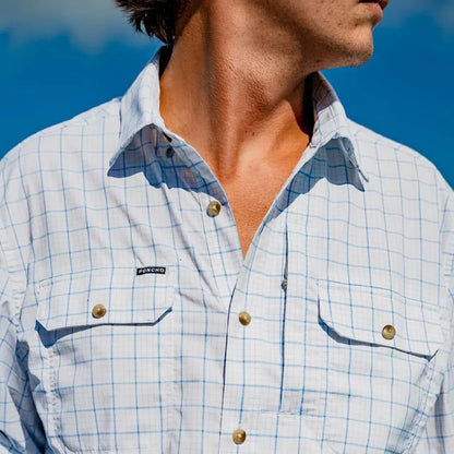 Poncho The Spanish Wells Poncho Men's Short Sleeve Button Down Shirts Rivers and Glen Trading Co