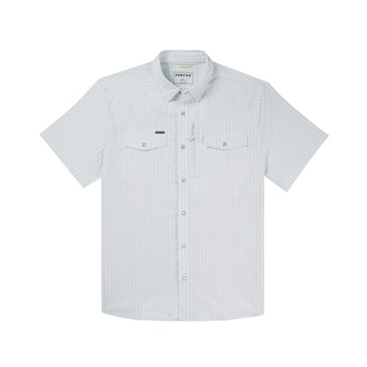 Poncho The Get In Line Poncho Men's Short Sleeve Button Down Shirts Rivers and Glen Trading Co