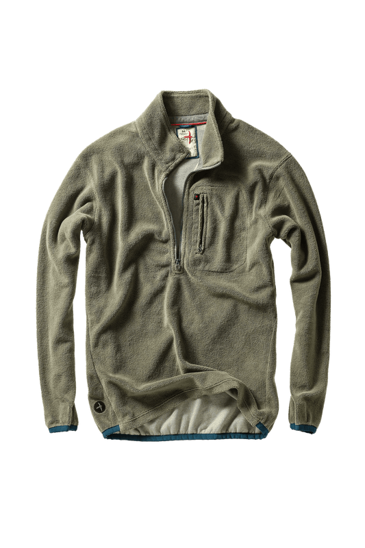 Relwen Sheared Fleece Half-Zip Relwen Men's Pullovers Rivers and Glen Trading Co