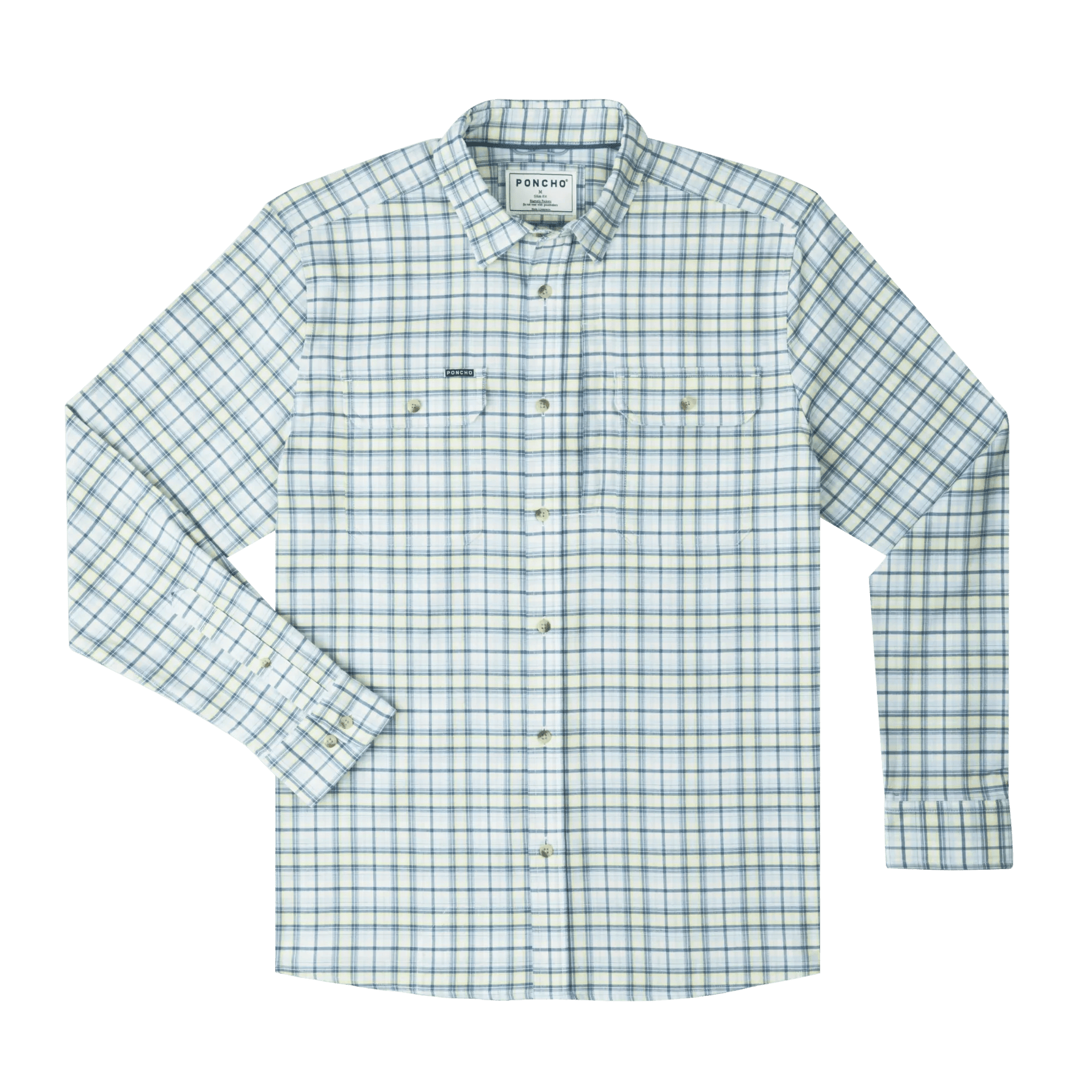 Poncho The Bar Harbor Poncho Men's Long Sleeve Button Down Shirts Rivers and Glen Trading Co