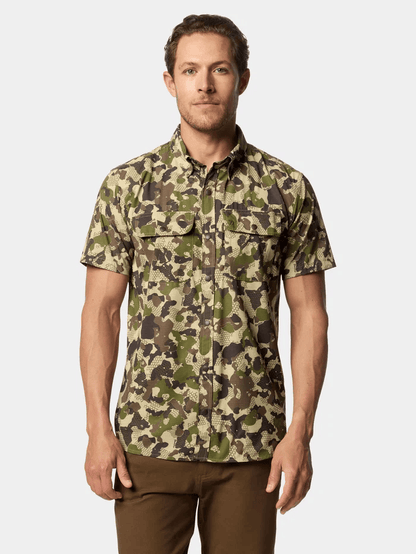Duck Camp Cast & Blast Perforated Shirt - Short Sleeve