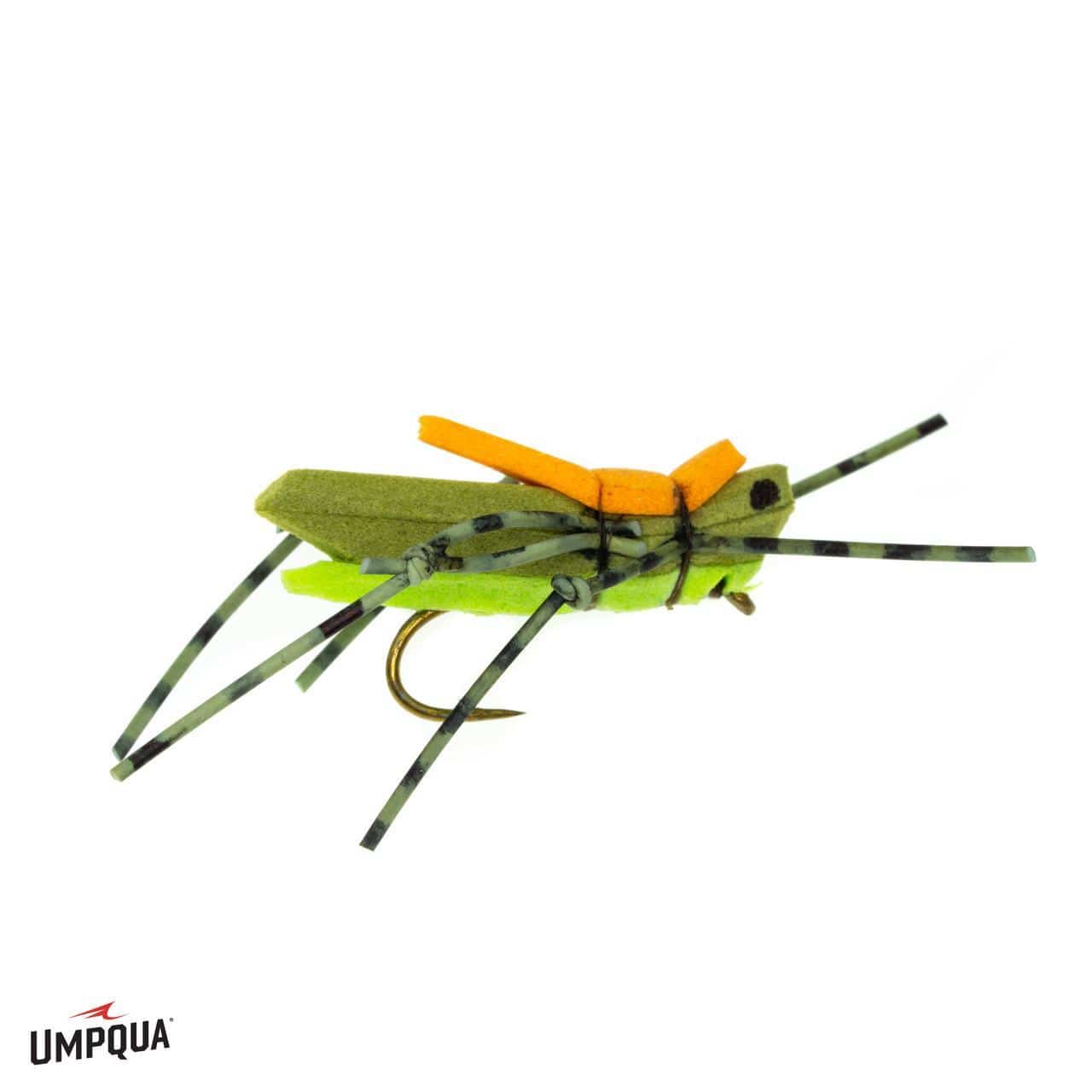 FOAM HOPPER Umpqua GREEN 12 Flies Rivers and Glen Trading Co