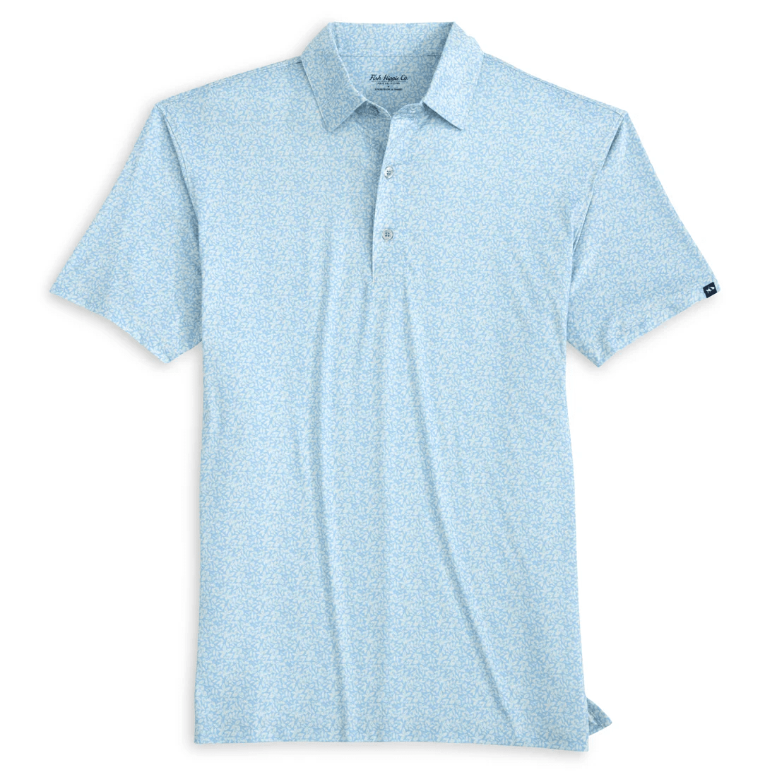Fish Hippie Cantina Performance Polo Fish Hippie Basin Blue / M Men's Polos Rivers and Glen Trading Co