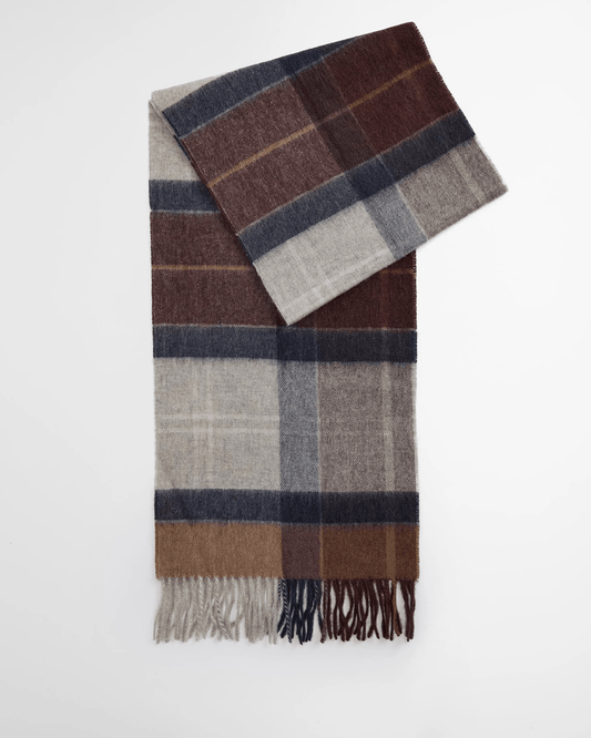 Barbour Inverness Tartan Scarf Barbour Midnight Oak Tartan Women's Scarves Rivers and Glen Trading Co