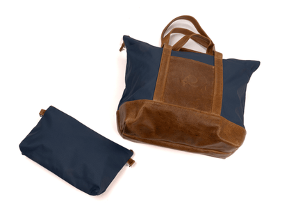 Safari Tote Rivers & Glen Trading Co. London Blue with Light Oryx Luggage Rivers and Glen Trading Co