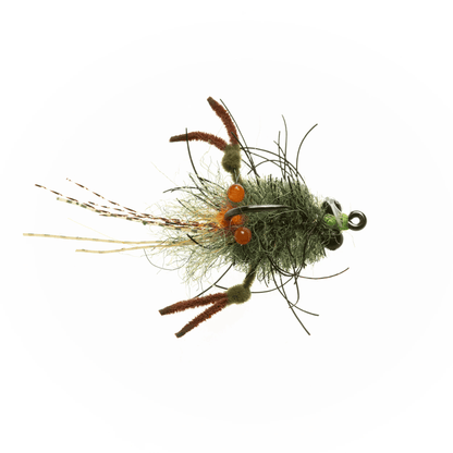 EP TARANTULA CRAB Enrico Puglisi MOTTLED OLIVE - #1 Flies Rivers and Glen Trading Co