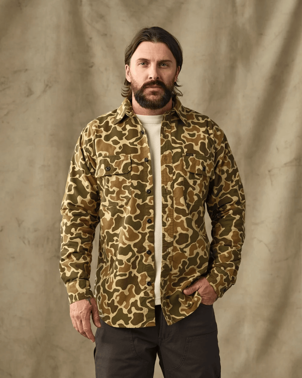Filson Field Flannel Shirt Filson Men's Long Sleeve Button Down Shirts Rivers and Glen Trading Co