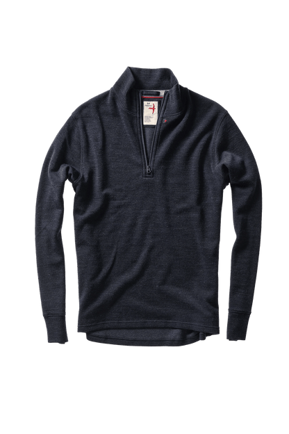 Relwen Wool/Cttn Quarter-Zip Relwen Men's Pullovers Rivers and Glen Trading Co