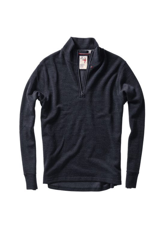 Relwen Wool/Cttn Quarter-Zip