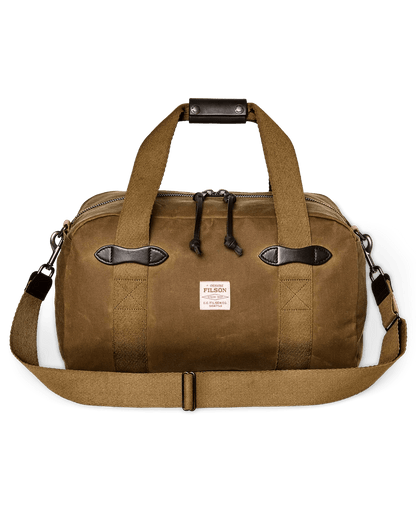 Filson Tin Cloth Small Duffle Bag Filson Dark Tan Luggage Rivers and Glen Trading Co