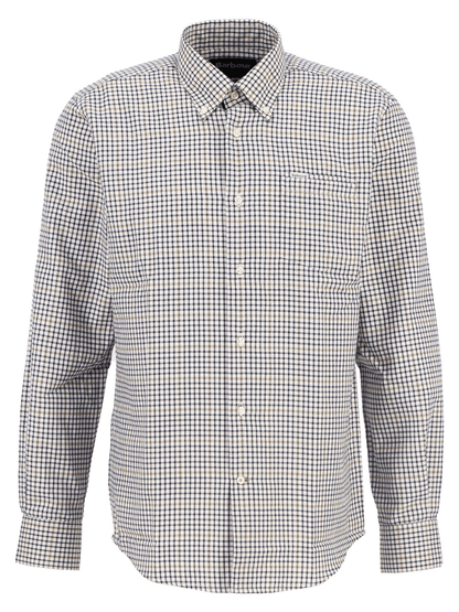 Barbour Henderson Thermo Weave Long-Sleeved Shirt Barbour Whisper White / XXL Men's Long Sleeve Button Down Shirts Rivers and Glen Trading Co