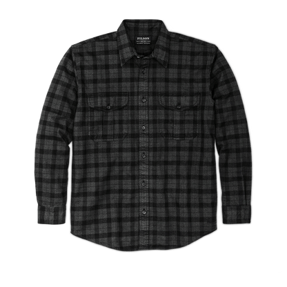 Filson Alaskan Guide Shirt Filson Heather Black Plaid / XXL Men's Long Sleeve Button Down Shirts Rivers and Glen Trading Co