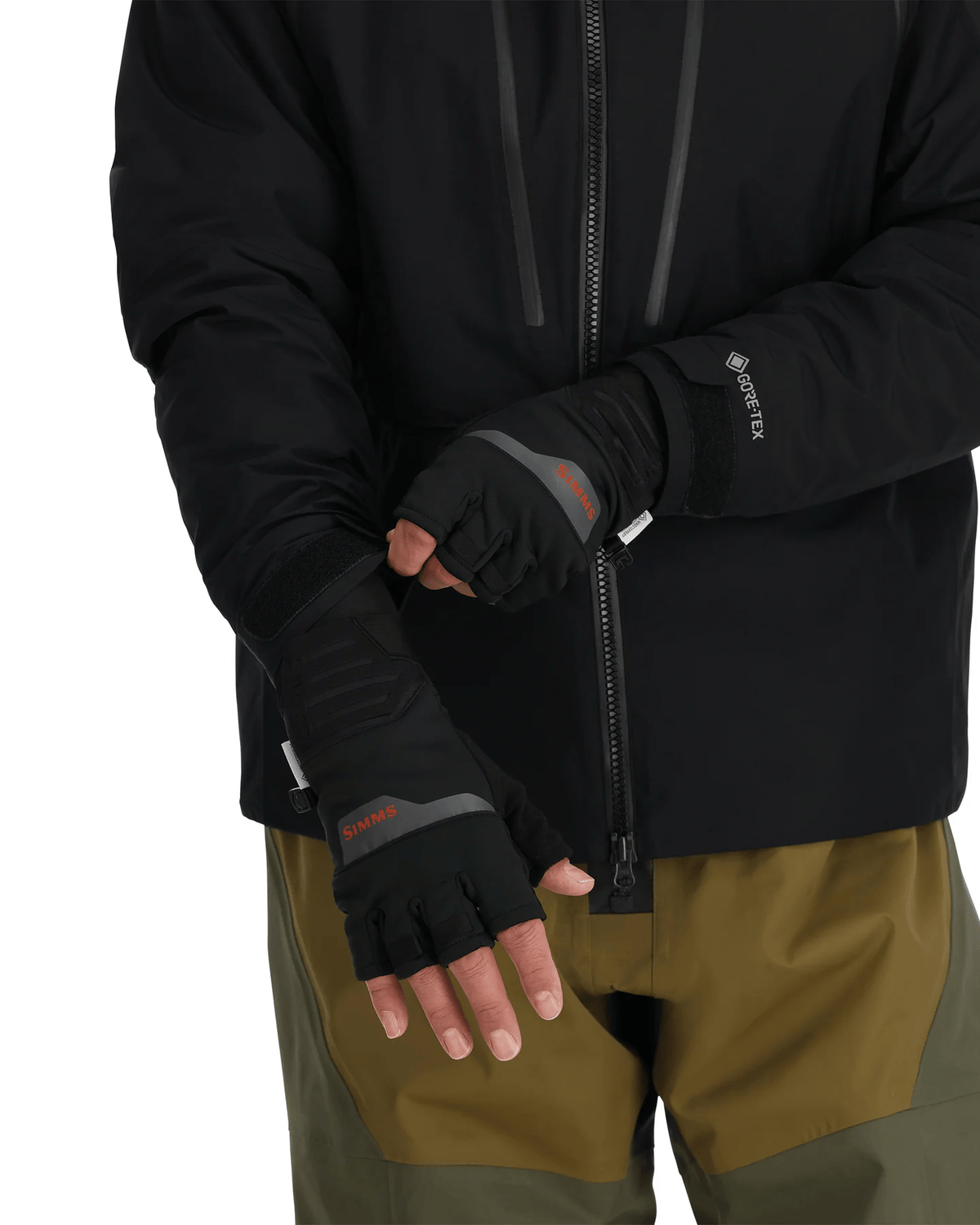 Simms Windstopper Half-Finger Fishing Glove Simms Gloves Rivers and Glen Trading Co