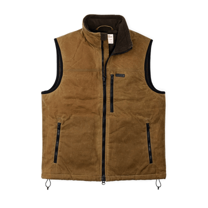 Filson Tin Cloth Insulated Vest Filson Dark Tan / XL Men's Vests Rivers and Glen Trading Co