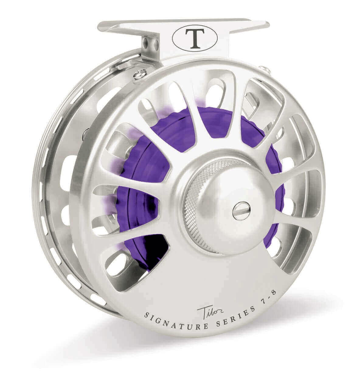 Tibor Signature Series 7/8 Tibor Frost Silver/Violet Reels Rivers and Glen Trading Co