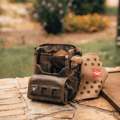Armaggedon Gear Turkey Chest Rig Armageddon Gear Brown Men's Hunting Vests Rivers and Glen Trading Co
