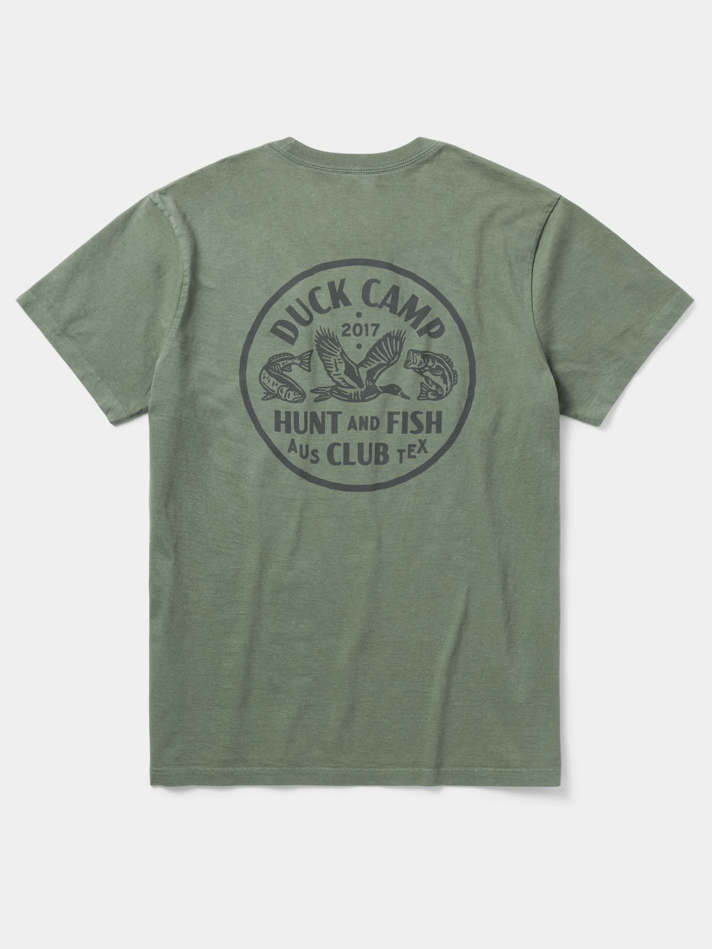 Duck Camp Hunt and Fish Club Graphic Tee Duck Camp Men's Short Sleeve Tee Shirts Rivers and Glen Trading Co