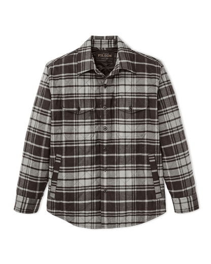 Filson Insulated Flannel Jac-Shirt Filson Brown/Gray Plaid / XL Men's Long Sleeve Button Down Shirts Rivers and Glen Trading Co