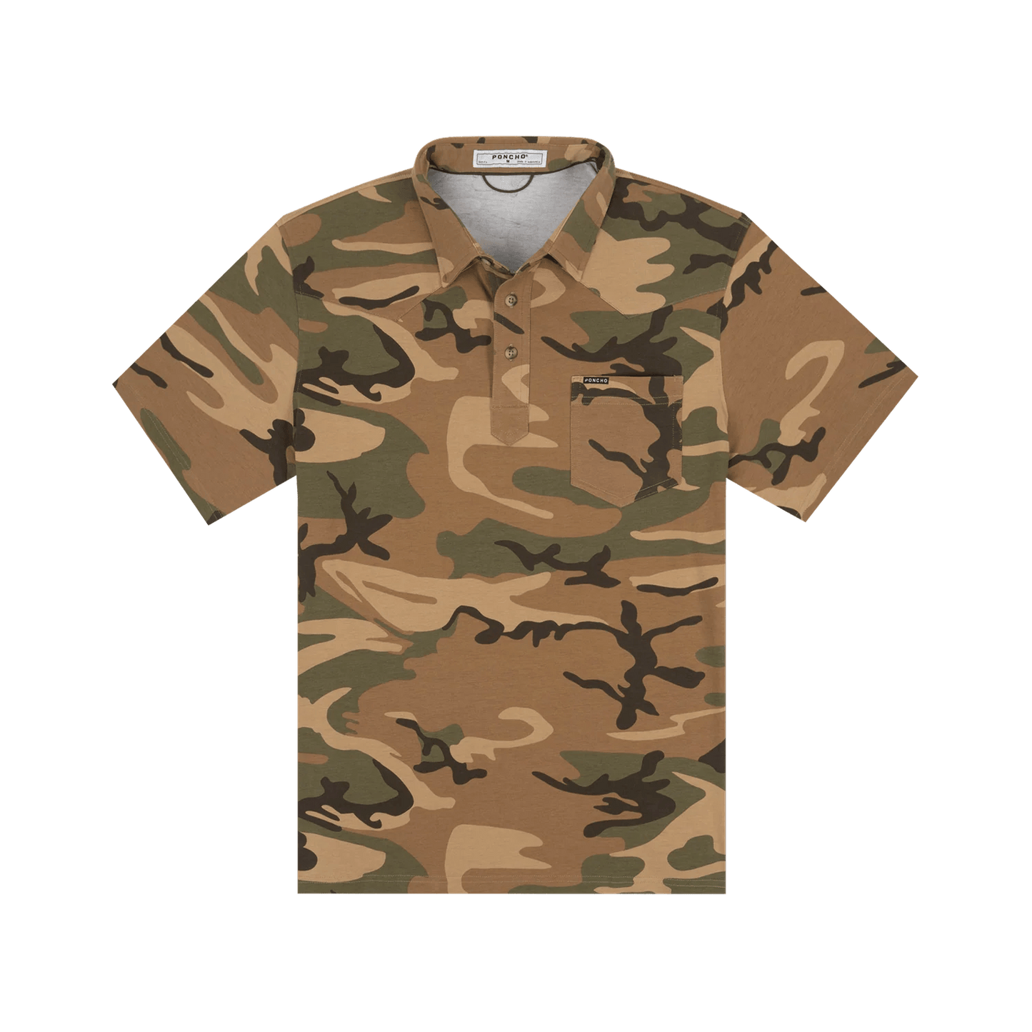 Poncho The Bird Bag Poncho Light Original Camo / L Men's Polo Rivers and Glen Trading Co