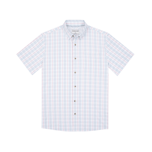 Poncho The Mullet Poncho Men's Short Sleeve Button Down Shirts Rivers and Glen Trading Co