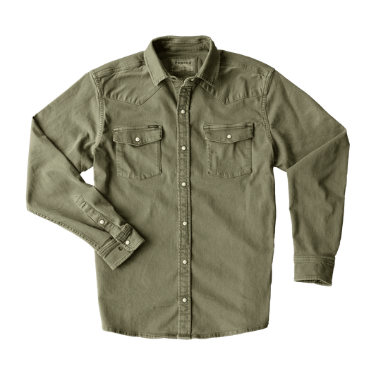 Poncho The Hidalgo Poncho Men's Long Sleeve Button Down Shirts Rivers and Glen Trading Co