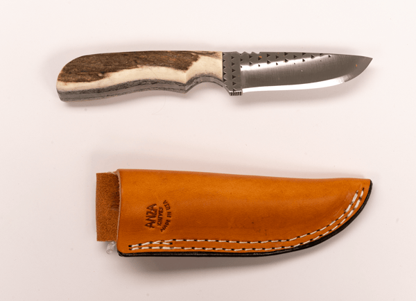 Anza JWK3-Diamondback Full Elk Knife Anza Knives Knives Rivers and Glen Trading Co
