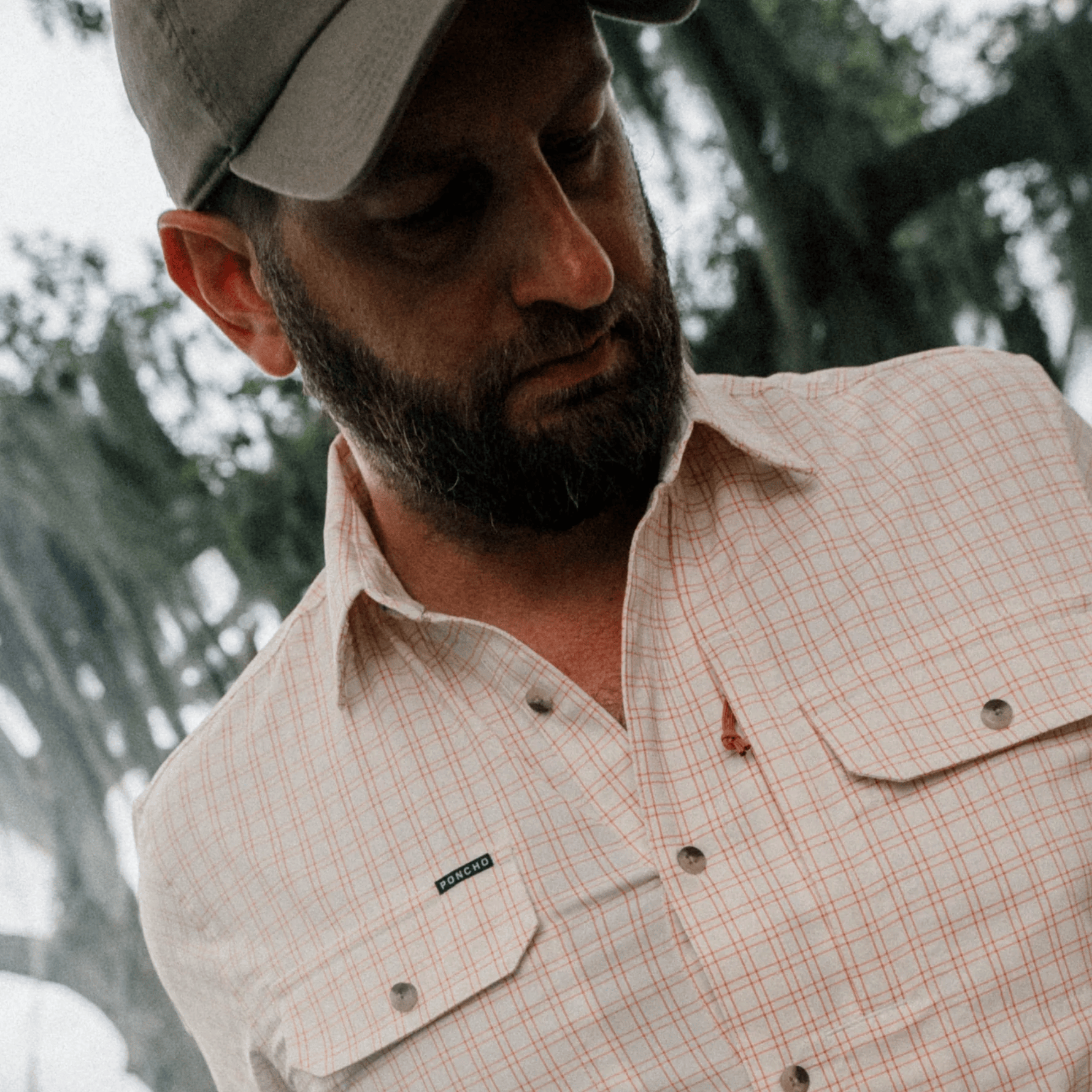 Poncho The Roux Poncho Men's Long Sleeve Button Down Shirts Rivers and Glen Trading Co