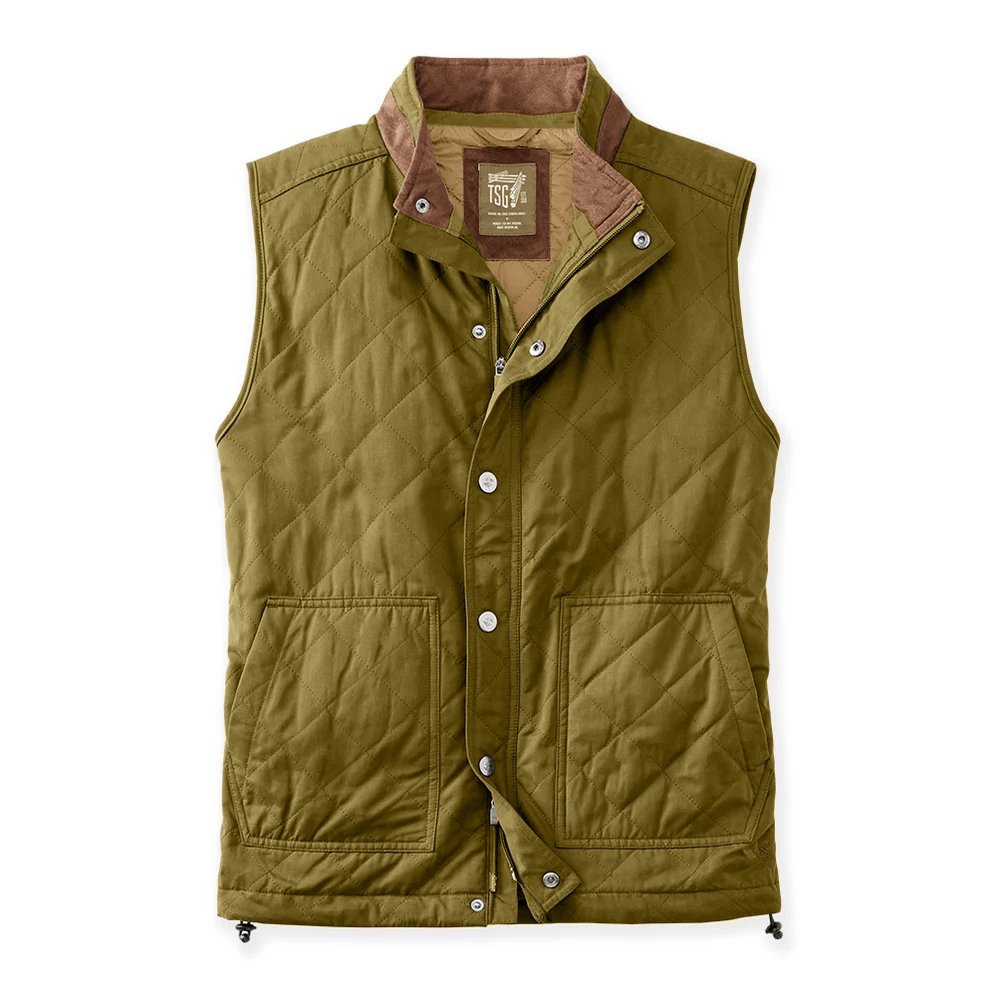 TSG Ansel Quilted Vest TSG Taupe / L Men's Vests Rivers and Glen Trading Co
