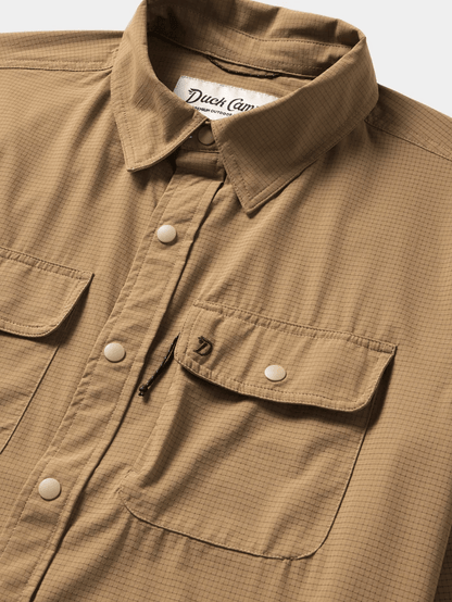 Duck Camp Cast & Blast Perforated Shirt - Long Sleeve
