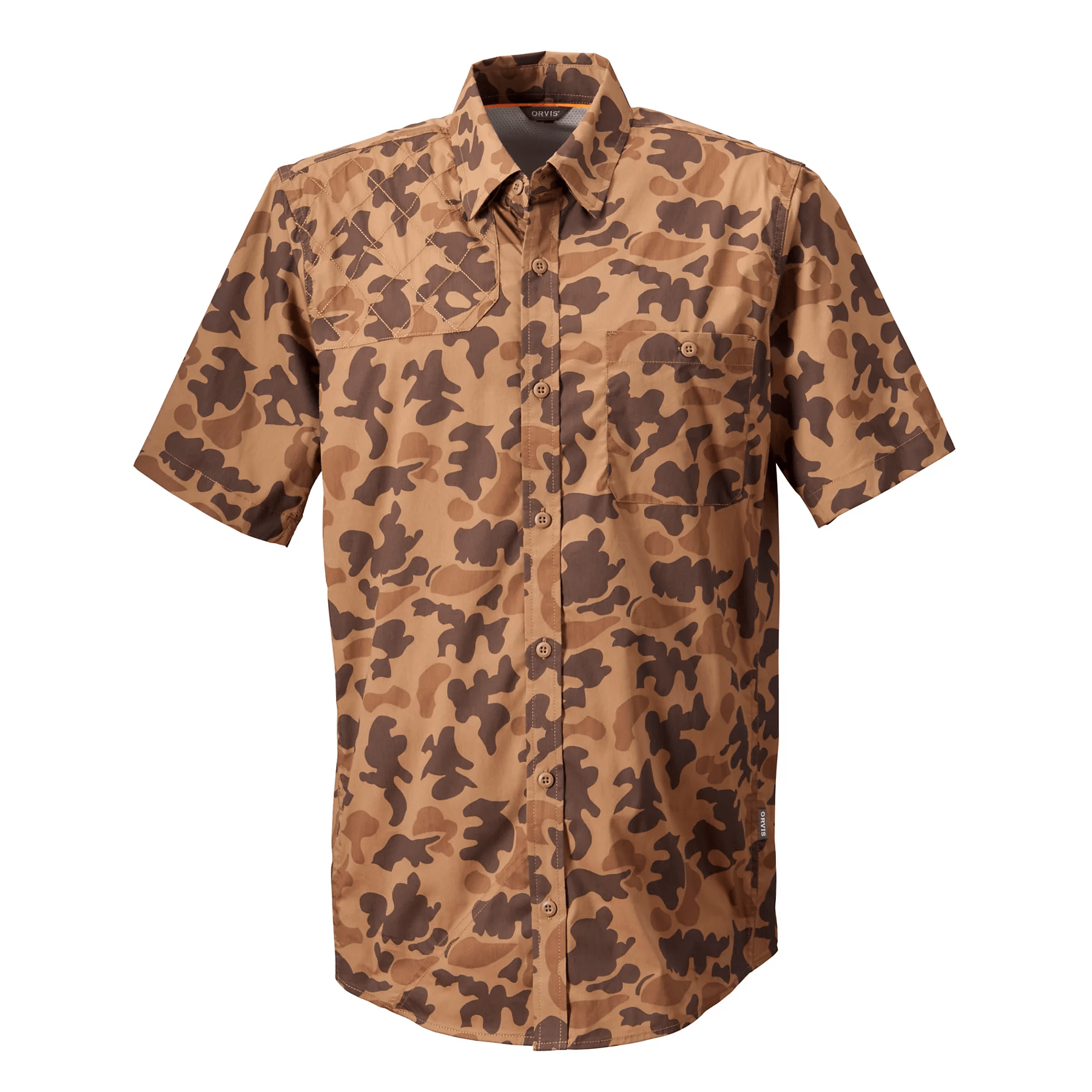 Orvis SS Featherweight Shooting Shirt (New) Orvis Orvis 1971 Camo / M Men's Short Sleeve Shooting Shirts Rivers and Glen Trading Co
