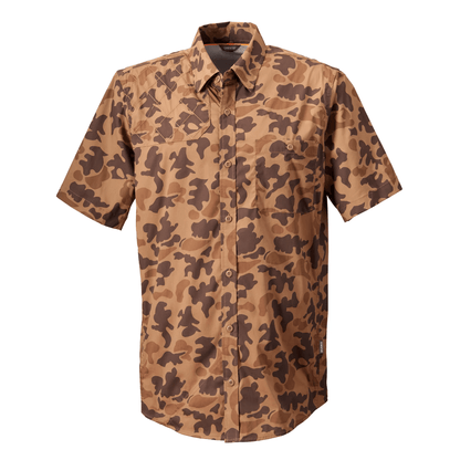 Orvis SS Featherweight Shooting Shirt (New) Orvis Orvis 1971 Camo / M Men's Short Sleeve Shooting Shirts Rivers and Glen Trading Co