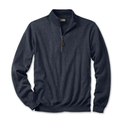 TSG Fraser Cashmere Sweater TSG Royal Navy / M Men's Sweaters Rivers and Glen Trading Co