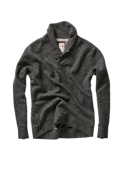 Relwen Ridge Twist Shawl Relwen Charcoal Marl / L Men's Pullovers Rivers and Glen Trading Co