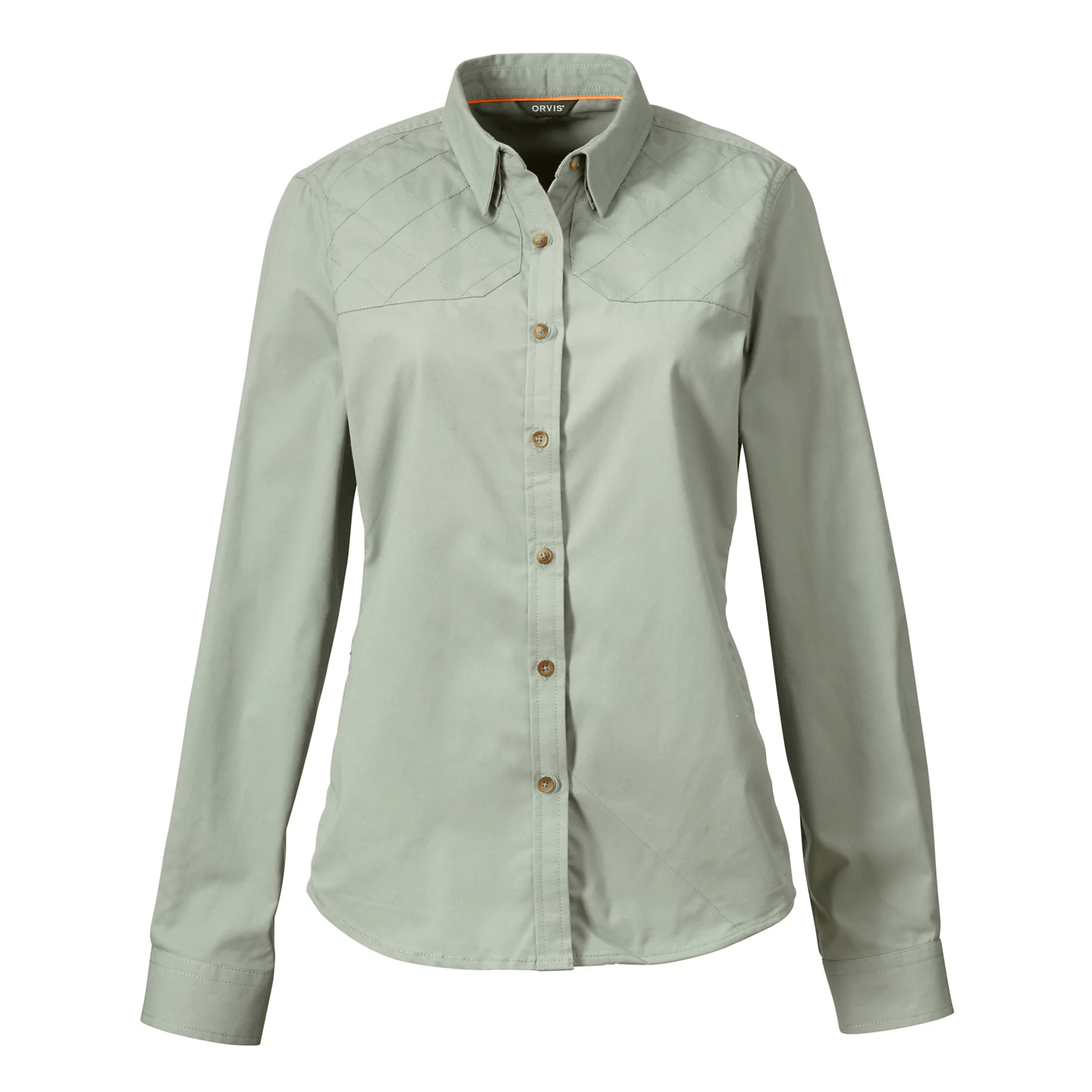 Orvis Women's Midweight Shooting Shirt Orvis Frost Green / MD Women's Long Sleeve Shooting Shirts Rivers and Glen Trading Co