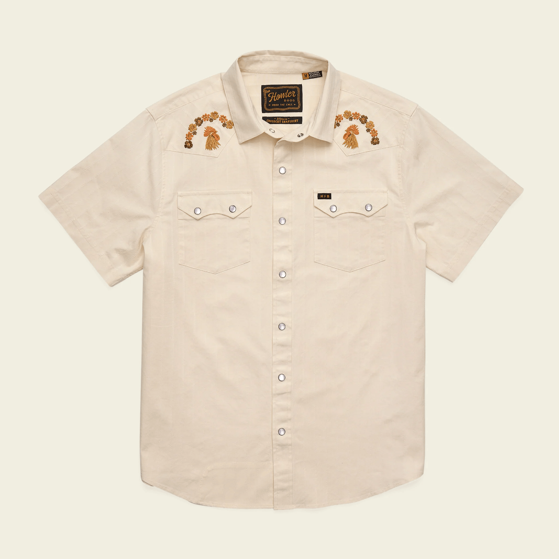 Howler Brothers Crosscut Deluxe Short Sleeve Snapshirt Howler Brothers Men's Long Sleeve Button Down Shirts Rivers and Glen Trading Co