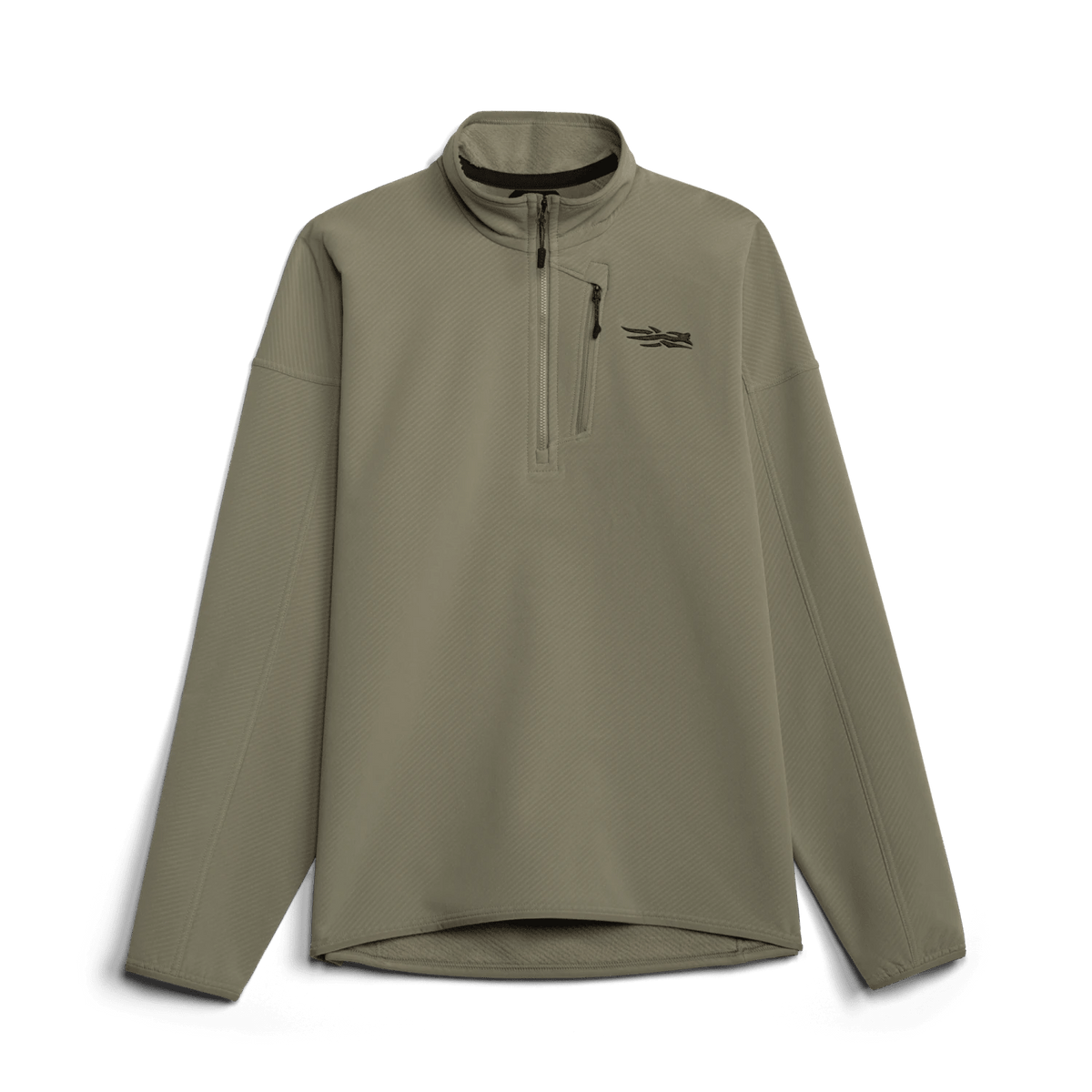 Sitka Alpha Fleece 1/4 Zip Pullover Sitka Dark Green Sage / XL Men's Hunting Jackets Rivers and Glen Trading Co