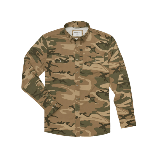 Poncho The San Juan Poncho Men's Long Sleeve Button Down Shirts Rivers and Glen Trading Co