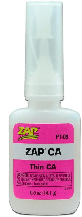 ZAP-A-GAP (Thin) Wapsi Zap Thin CA Fly Tying Rivers and Glen Trading Co