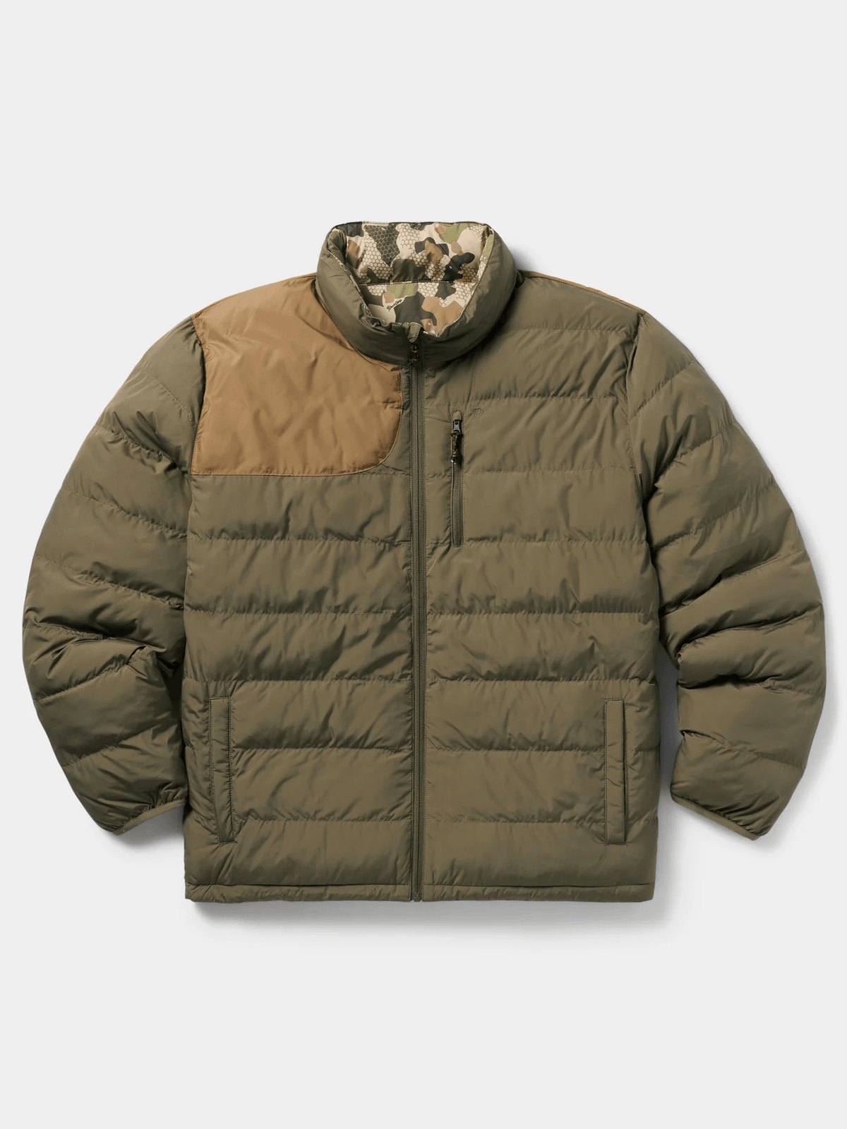 Duck Camp Men's Reversible Puffer Jacket Duck Camp Pin Oak/Wetland / XL Men's Jackets Rivers and Glen Trading Co