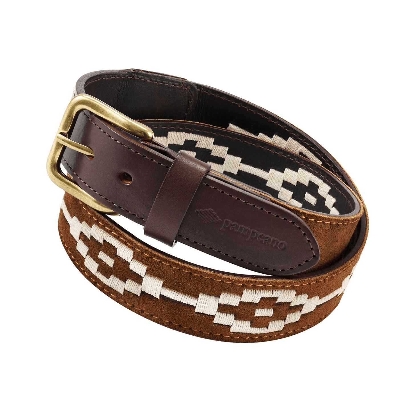 Pampeano Polo Belt Pampeano Confianza- Tan Suede / 90/32 Belts Rivers and Glen Trading Co