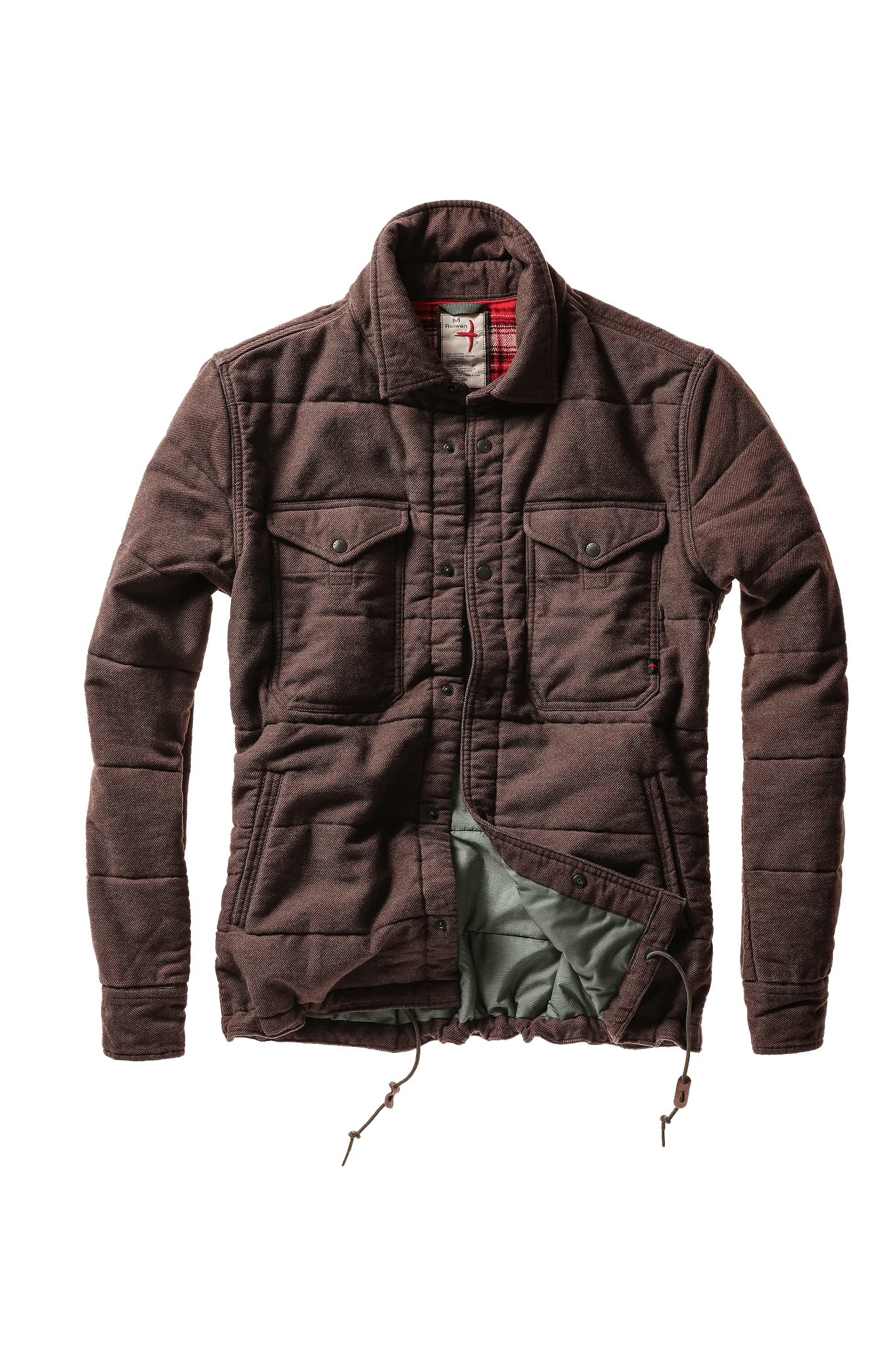 Relwen Moleskin Snap CPO Relwen Dark Brown / XXL Men's Jackets Rivers and Glen Trading Co