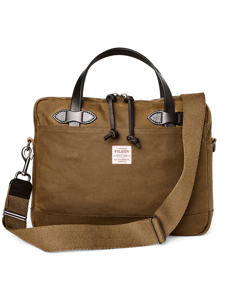 Filson Tin Cloth Compact Briefcase Filson Luggage Rivers and Glen Trading Co