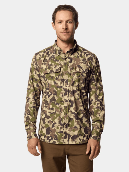 Duck Camp Cast & Blast Perforated Shirt - Long Sleeve
