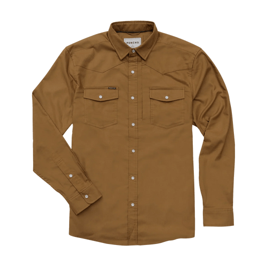 Poncho The Cheyenne Poncho Men's Long Sleeve Button Down Shirts Rivers and Glen Trading Co