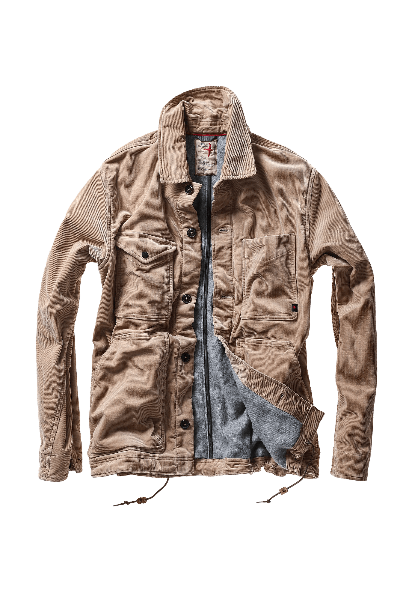 Relwen Pile Lined Chore Coat Relwen Buff Khaki Chord / XXL Men's Jackets Rivers and Glen Trading Co