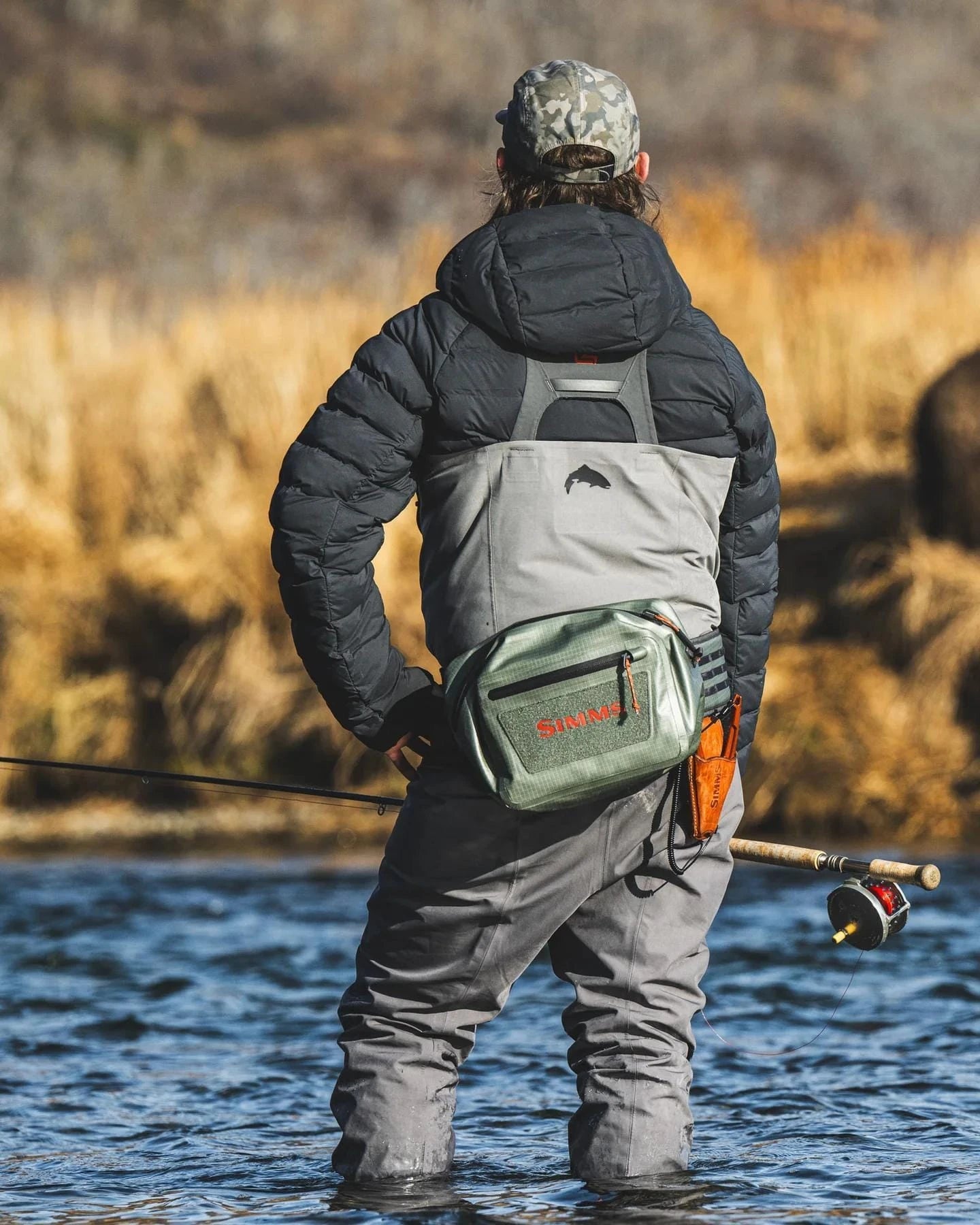 Simms Dry Creek Z Hip Pack Simms Olive Luggage Rivers and Glen Trading Co