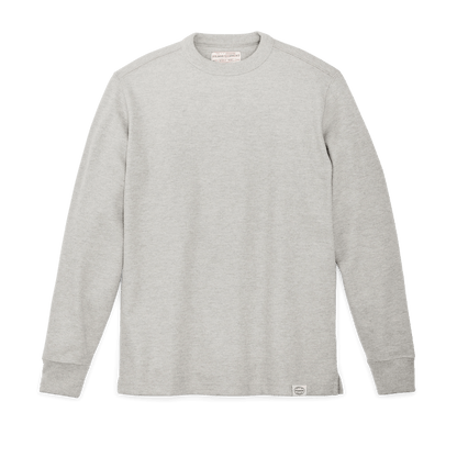 Filson Waffle Knit Thermal Crewneck Filson Light Grey Heather / XL Men's Long Sleeve Crew Shirts Rivers and Glen Trading Co