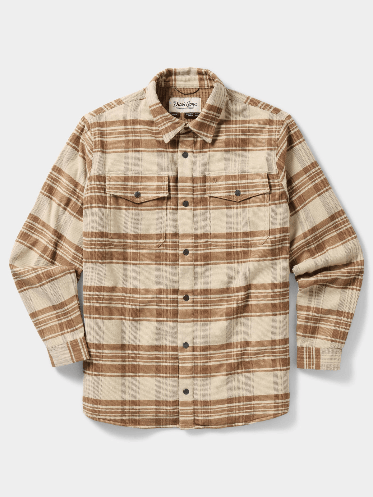 Duck Camp Campfire Shacket Duck Camp Elliot Plaid Birch / L Men's Jackets Rivers and Glen Trading Co