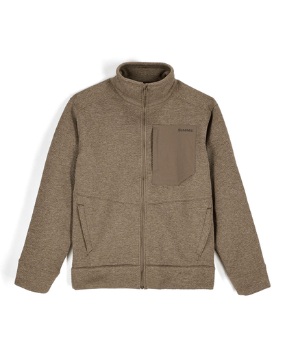 Simms Men's Harbor Fleece Simms Sturgeon Heather / L Men's Jacket's Rivers and Glen Trading Co